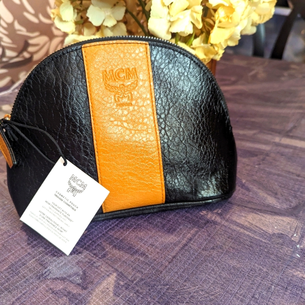 MCM, nwt makeup bag